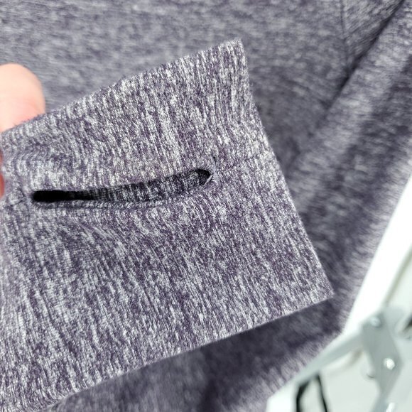 Lululemon Rehearsal Long Sleeve Tunic Top 6/M Heathered Black Swan (Purp… - Picture 16 of 16